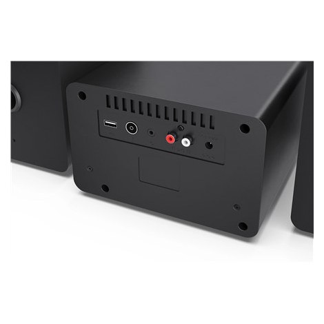Sharp XL-B520D(BK) Tokyo Hi-Fi Micro System 2.0, FM/DAB/DAB+/USB, CD, Bluetooth 5.0, Aux-in, Black Sharp | Black | XL-B520D(BK) - 8